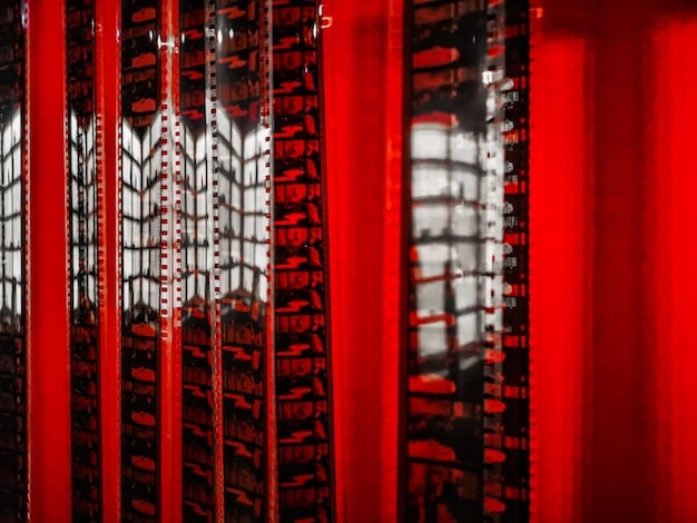 A close-up of a server rack in a data center in Abuja, Nigeria, with flashing lights and cables, symbolizing reliability and connectivity. Focus on the physical infrastructure that supports web hosting services.